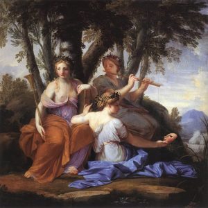 Eustache Le Sueur - Las musas Clio, Euterpe y Thalia