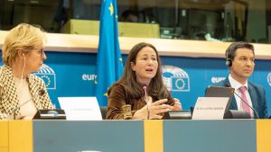 Margarita de la Pisa en el Parlamento Europeo